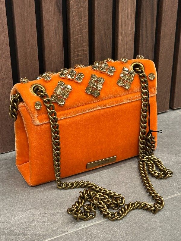 Kurt Geiger - Velvet Mini Kensington - Oranje