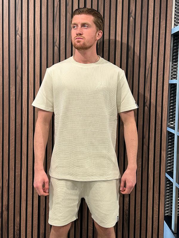 Malelions - Signature Waffle Short - Beige
