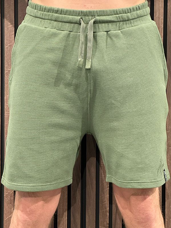 Malelions - Signature Waffle Short - Groen