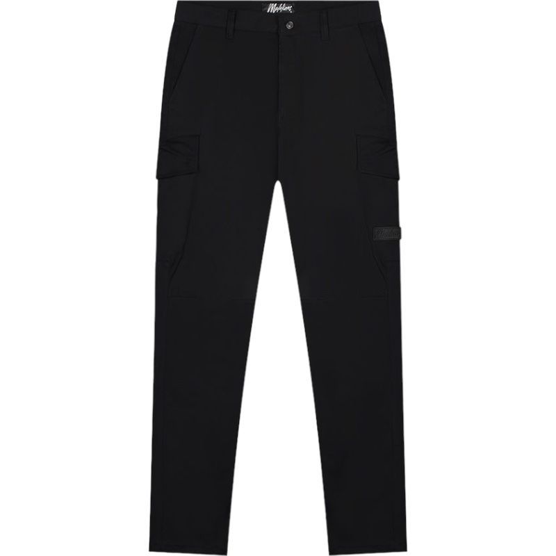 Malelions - Men Cotton Cargo Pants - Zwart