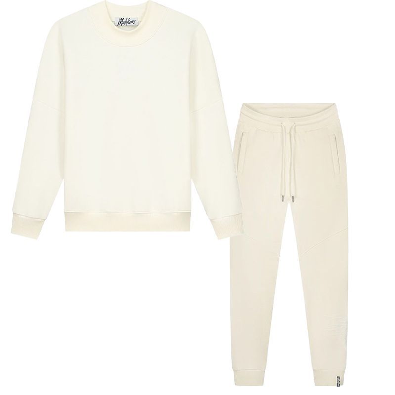 Malelions - Essentials - Trui en Broek (2 losse items) - Off-White