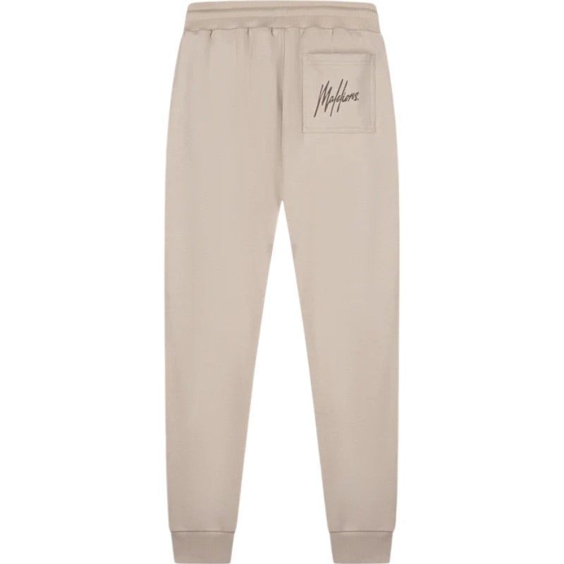 Malelions - Men Striped Signature Sweatpants - Beige