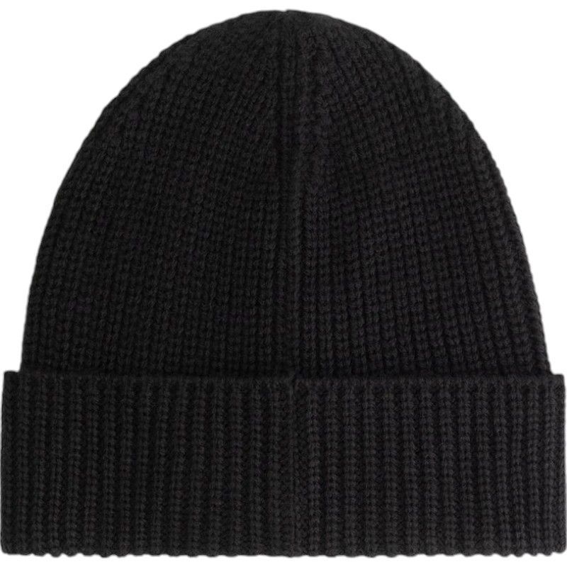 Malelions - Malelions Men Ribbed Beanie Scarf Set - Zwart