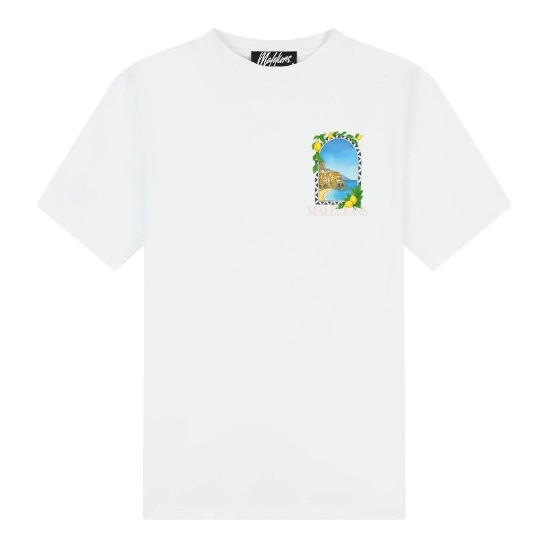 Malelions - Men Amalfi Window T-shirt - Wit