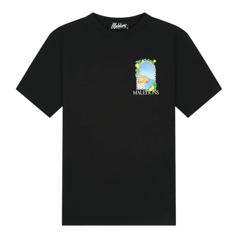 Malelions - Men Amalfi Window T-shirt - Zwart