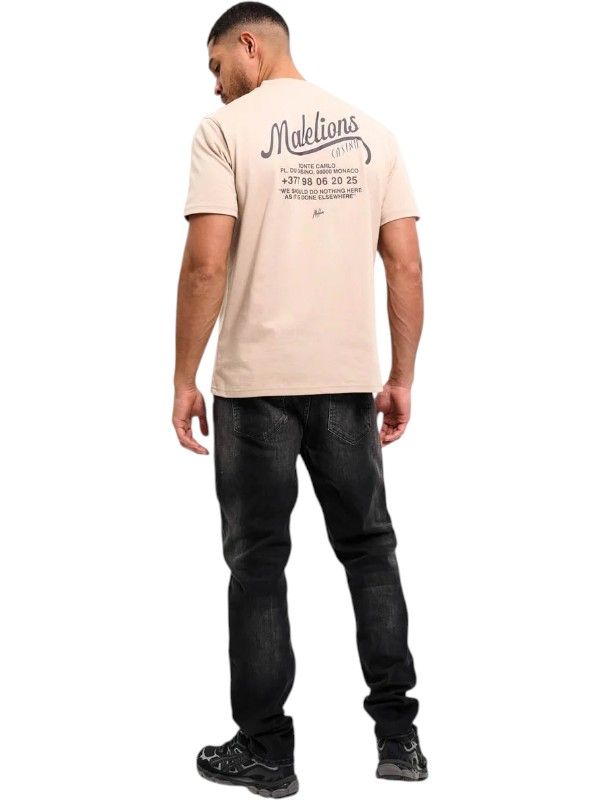 Malelions - Men Casino T-shirt - Beige