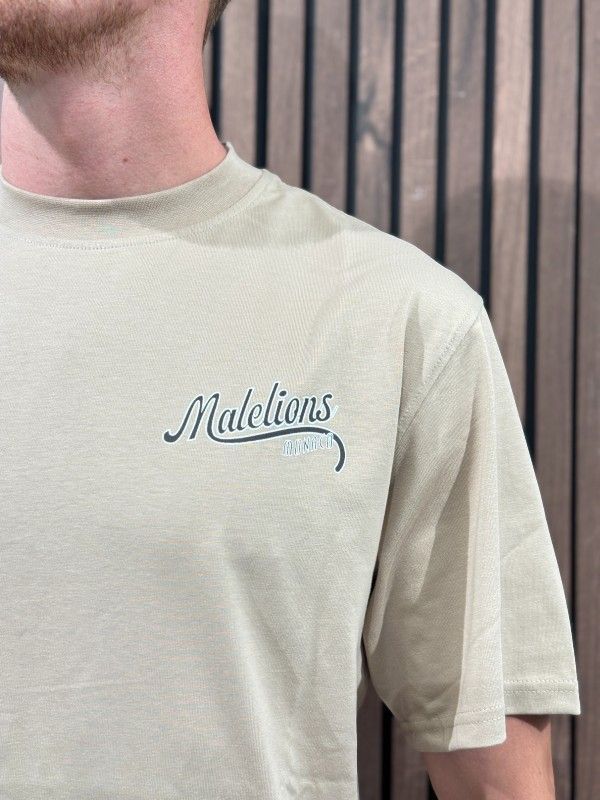 Malelions - Men Casino T-shirt - Beige