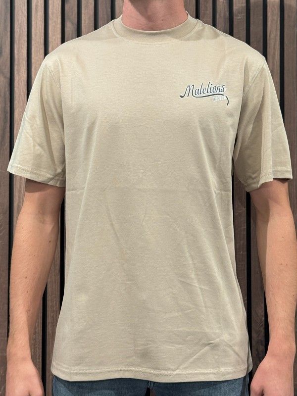 Malelions - Men Casino T-shirt - Beige