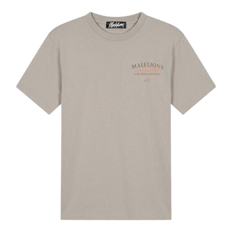Malelions - Men Dolce Vita T-shirt - Beige