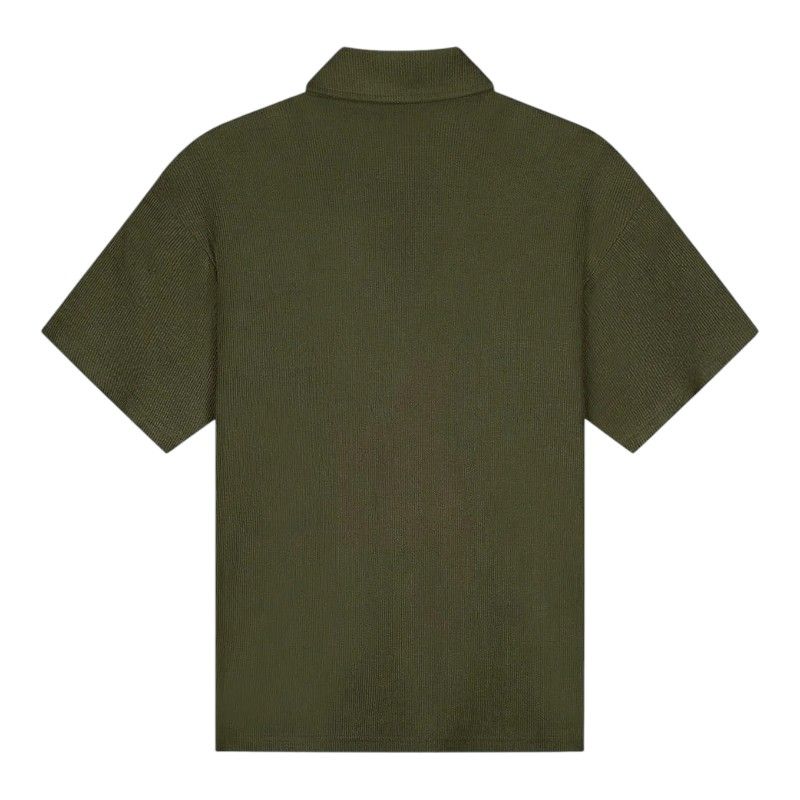 Malelions - Men Emblem Seersucker Shirt - Groen