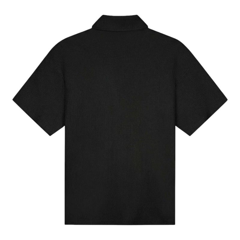 Malelions - Men Emblem Seersucker Shirt - Zwart