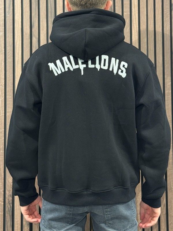 Malelions - Men Graffiti Zip Hoodie - Zwart