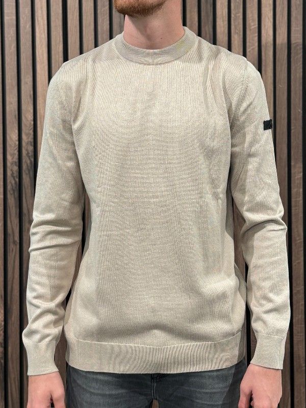 Malelions - Men Knitted Crewneck - Beige