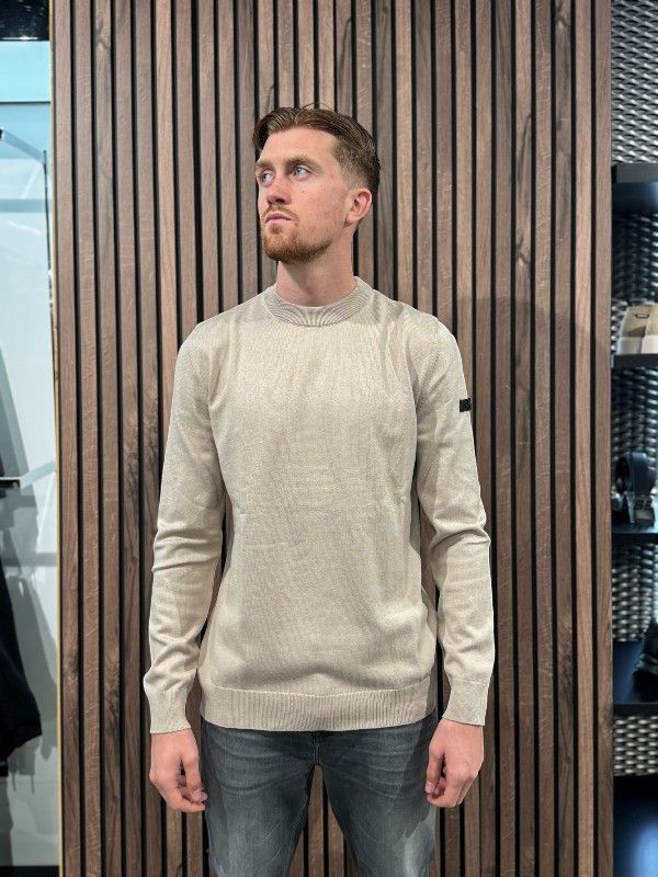 Malelions - Men Knitted Crewneck - Beige