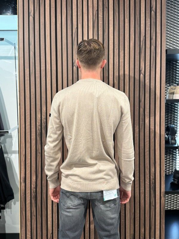 Malelions - Men Knitted Crewneck - Beige