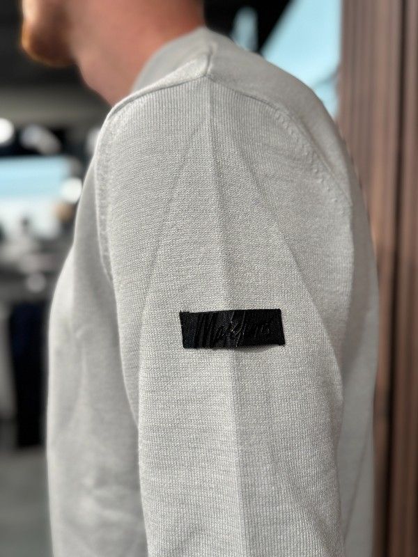 Malelions - Men Knitted Crewneck - Grijs