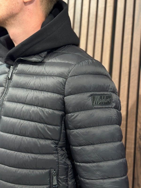 Malelions - Men Light Weided Padded Jacket - Zwart