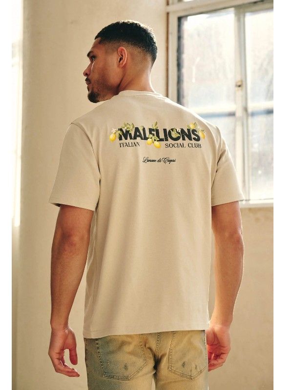 Malelions - Men Limone Di Caprio T-shirt - Beige