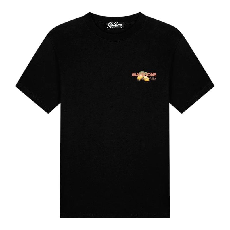 Malelions - Men Limone Di Caprio T-shirt - Zwart