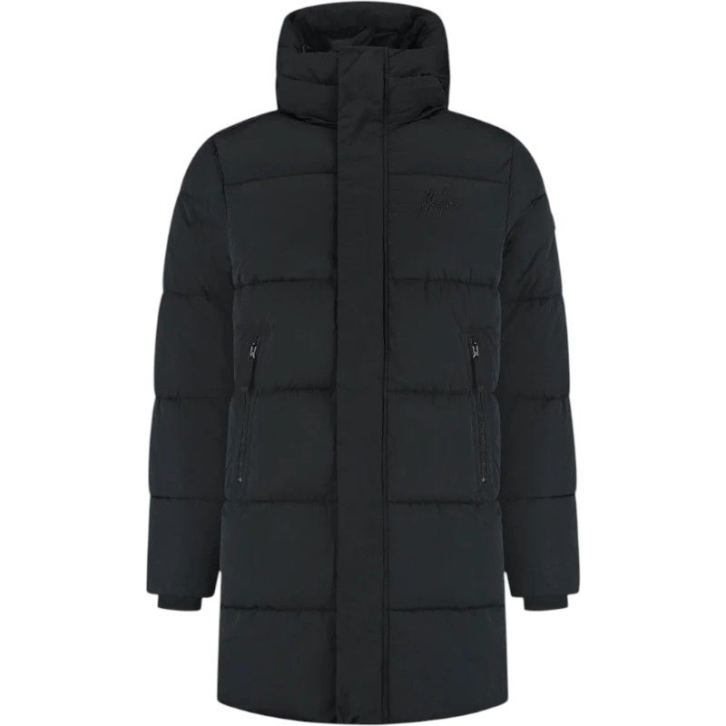 Malelions - Men Mid Lenght Puffer Jacket - Zwart