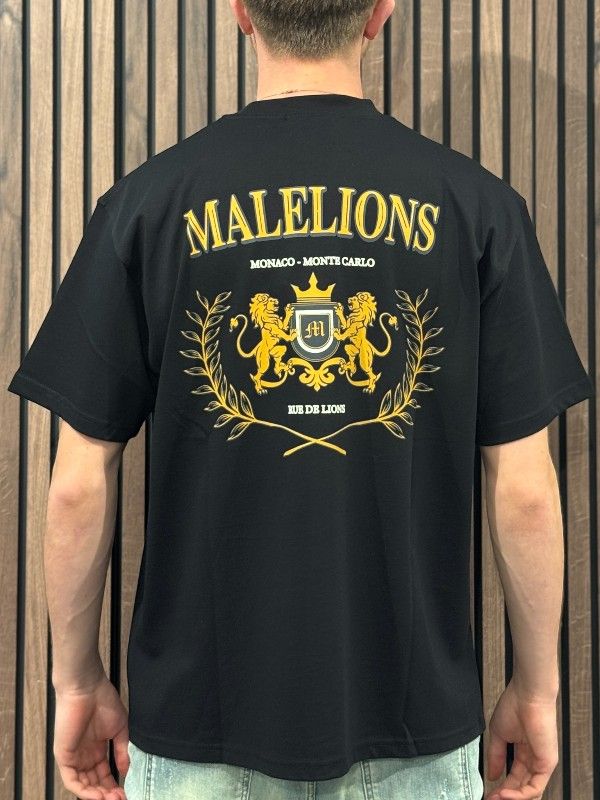 Malelions - Men Monaco T-shirt - Zwart