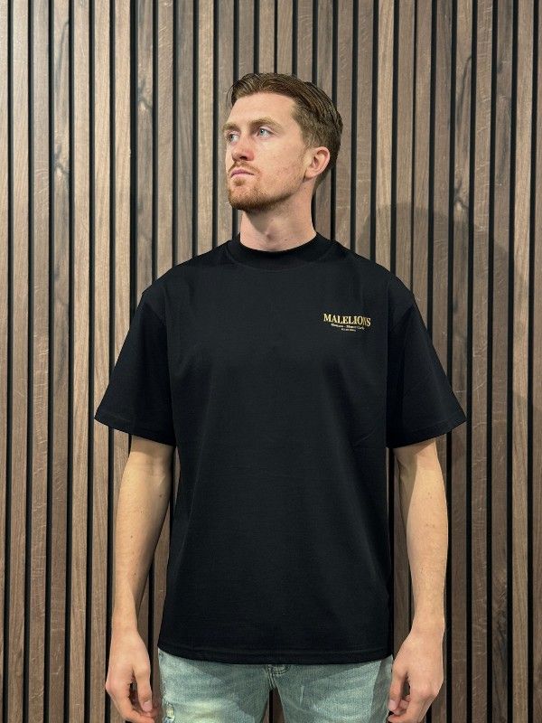 Malelions - Men Monaco T-shirt - Zwart
