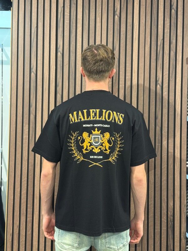 Malelions - Men Monaco T-shirt - Zwart