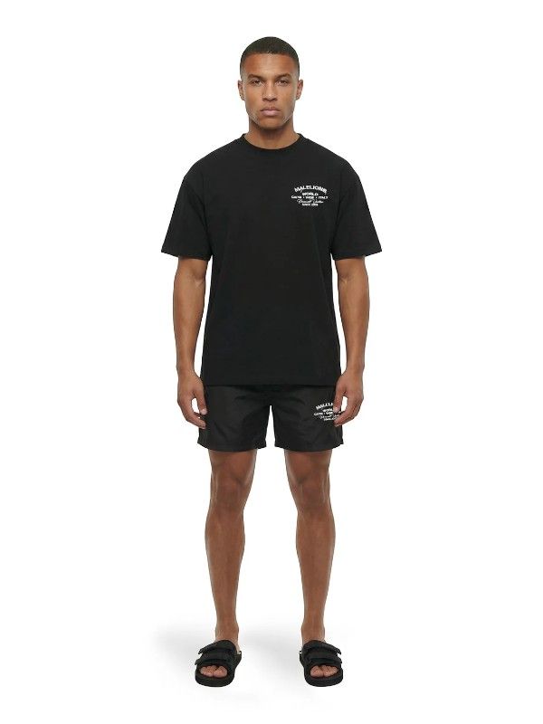 Malelions - Men Permanent Vacaction Swim Shorts - Zwart