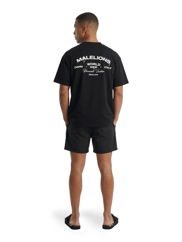 Malelions - Men Permanent Vacaction Swim Shorts - Zwart