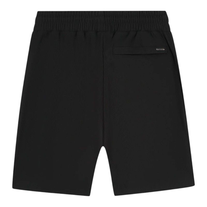 Malelions - Men Ribbed Shorts - Zwart