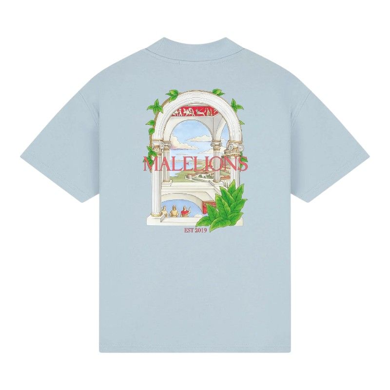 Malelions - Men Roman T-shirt - Blauw
