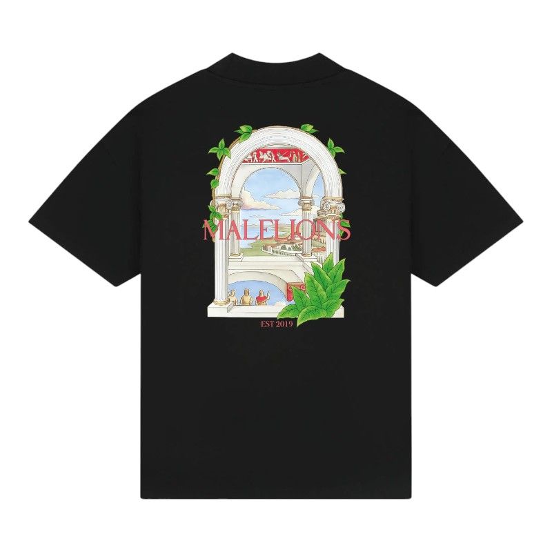 Malelions - Men Roman T-shirt - Zwart