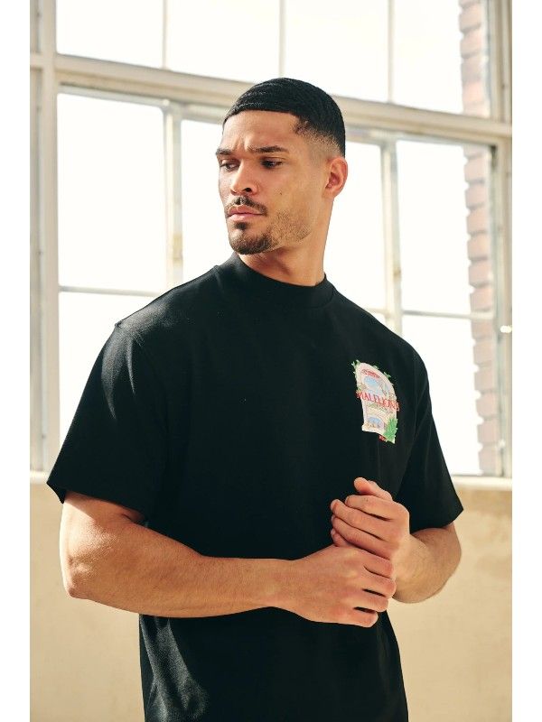Malelions - Men Roman T-shirt - Zwart