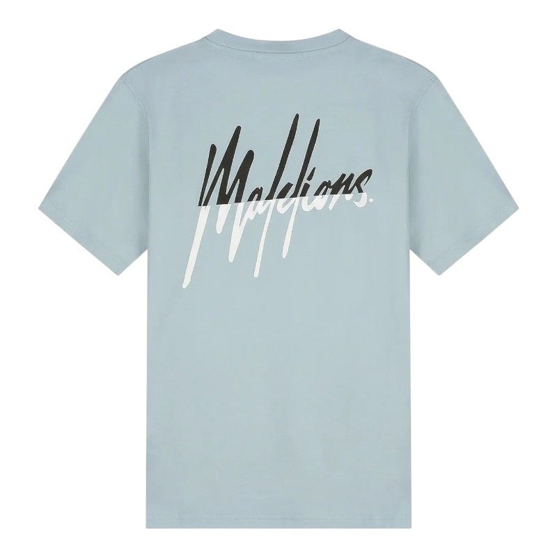 Malelions - Men Split T-shirt - Blauw