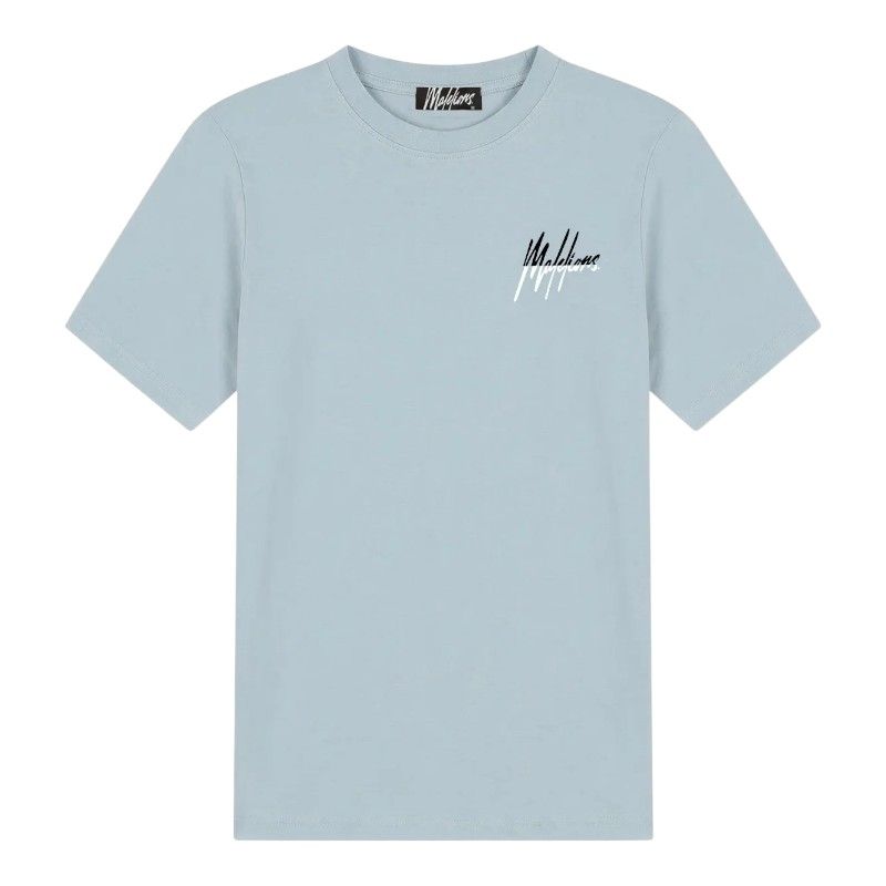 Malelions - Men Split T-shirt - Blauw