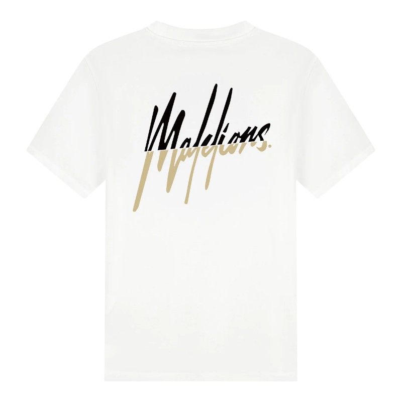 Malelions - Men Split T-shirt - Wit