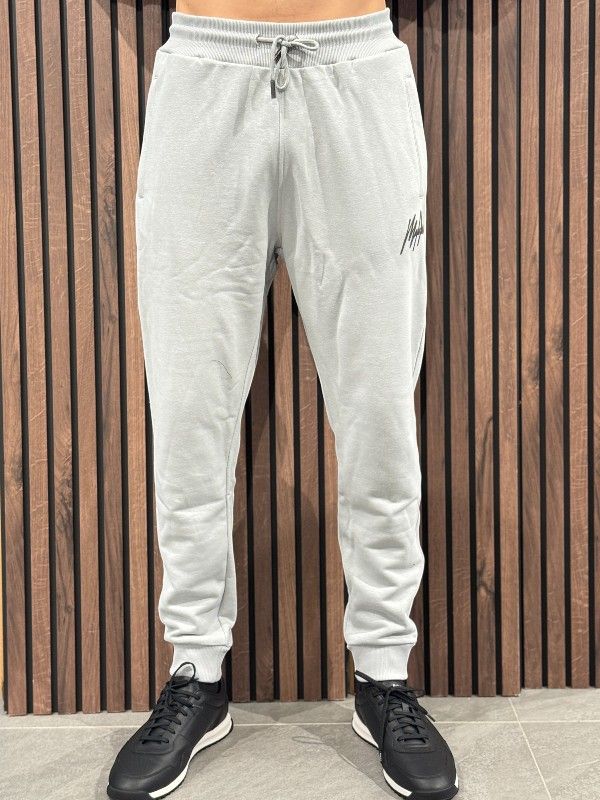 Malelions - Men Striped Signature Sweatpants - Grijs