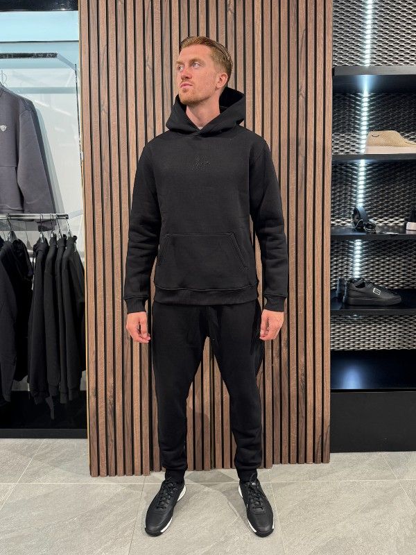 Malelions - Men Striped Signature Sweatpants - Zwart