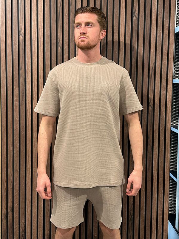Malelions - Signature Waffle T-shirt - Bruin