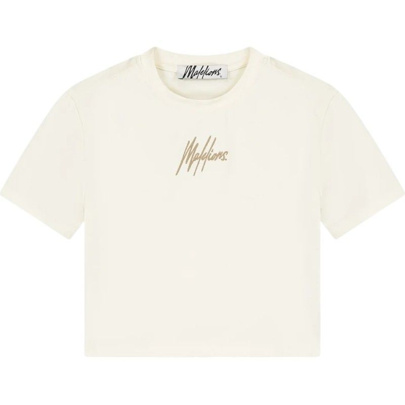 Malelions - Women Signature Crop Top - Wit