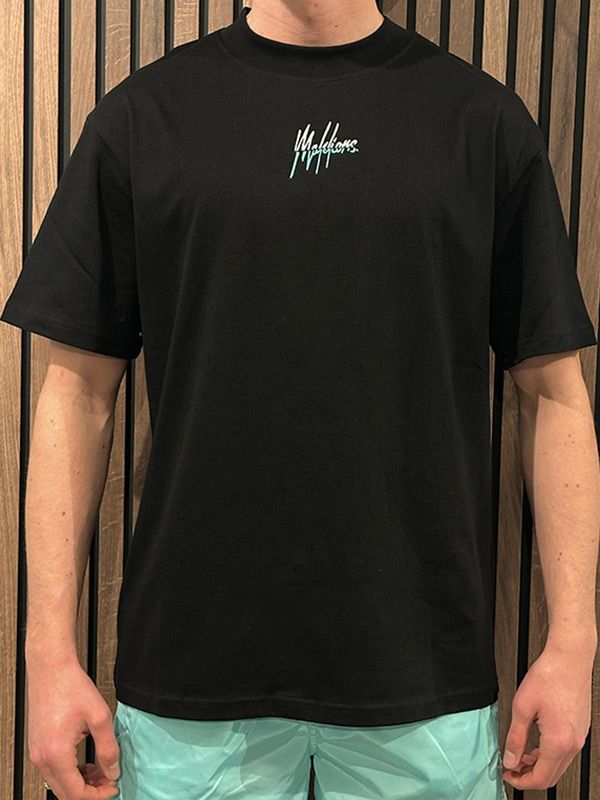 Malelions - Men Split T-shirt - Zwart