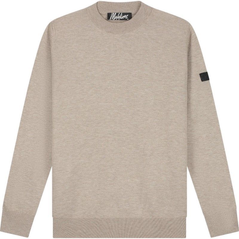 Malelions - Men Knitted Crewneck - Beige