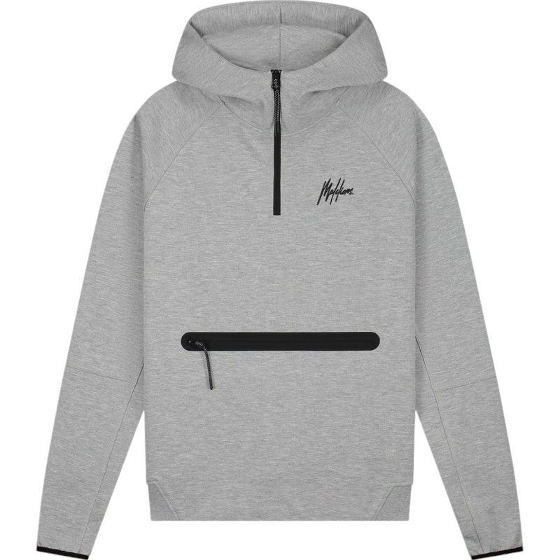 Malelions - Malelions Sport Counter Half Zip - Grijs