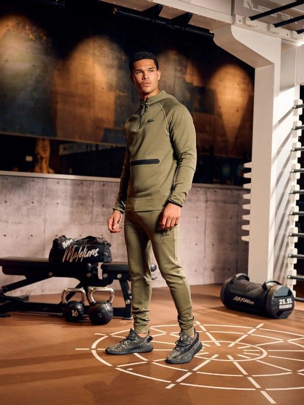 Malelions - Malelions Sport Counter Half Zip - Groen