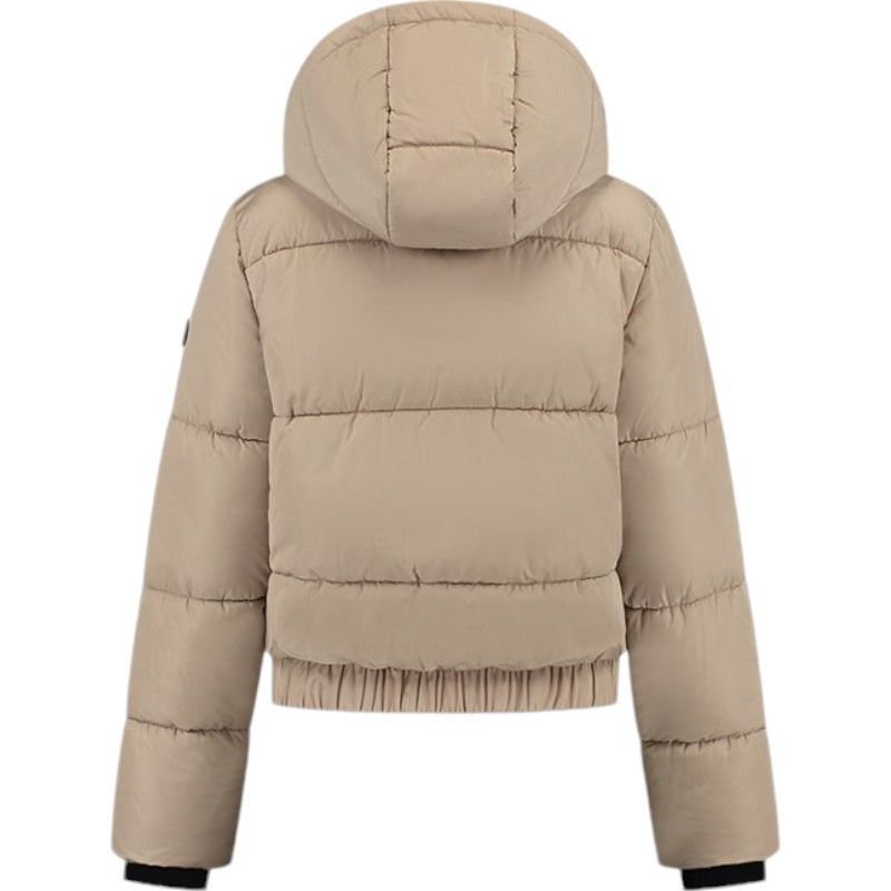 Malelions - Women Signature Puffer Jacket - Beige