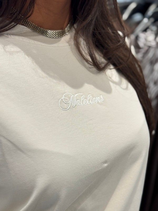 Malelions - Woman Kylie T-shirt - Beige