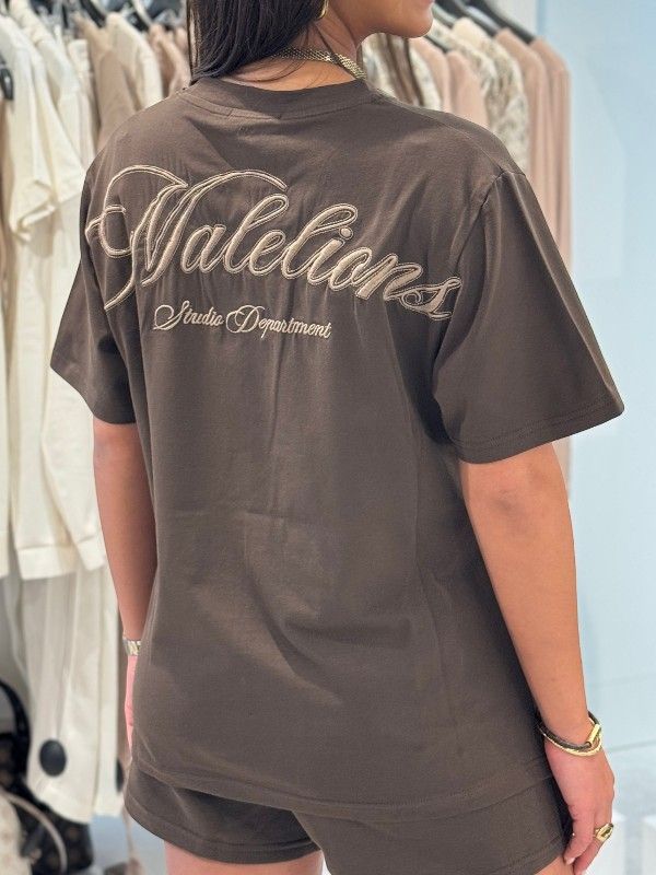 Malelions - Woman Kylie T-shirt - Bruin