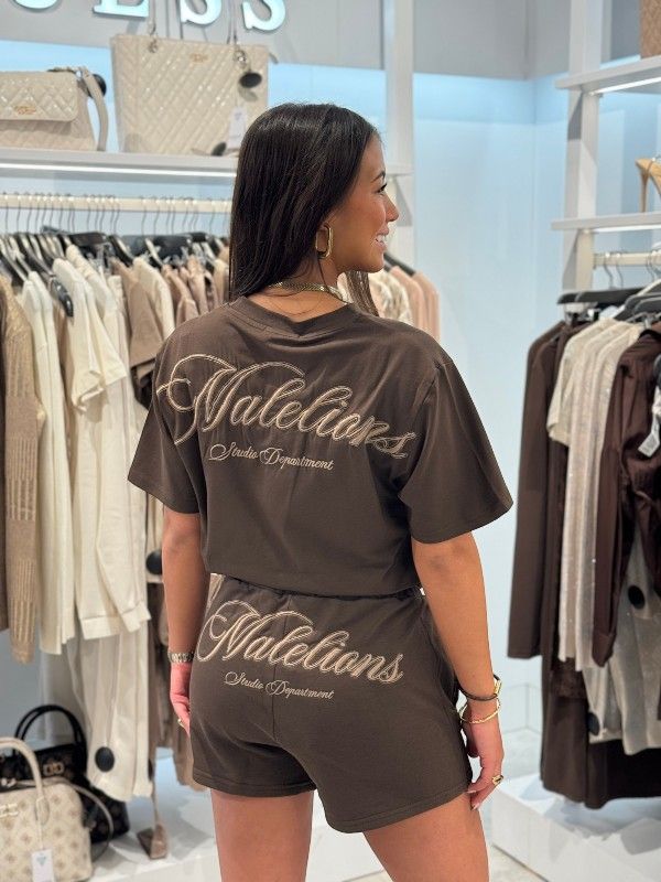 Malelions - Woman Kylie T-shirt - Bruin