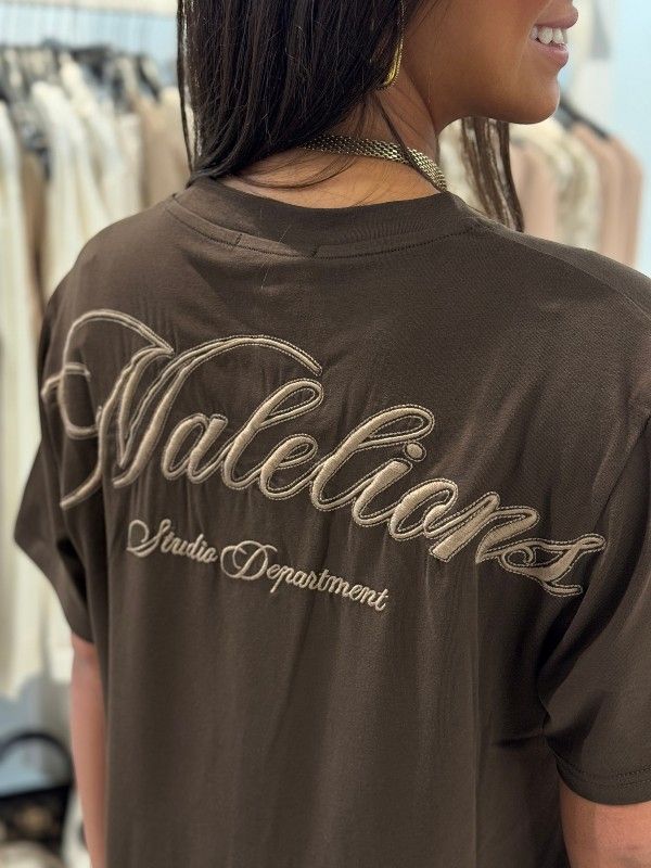 Malelions - Woman Kylie T-shirt - Bruin