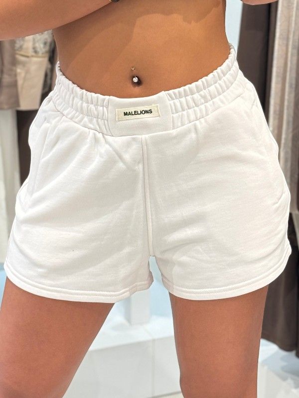 Malelions - Woman Patch Logo Shorts - Roze